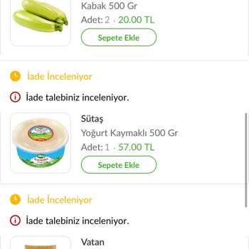 Yanlış Ürünler Ve Uzun İnceleme Süreci Mağduriyeti