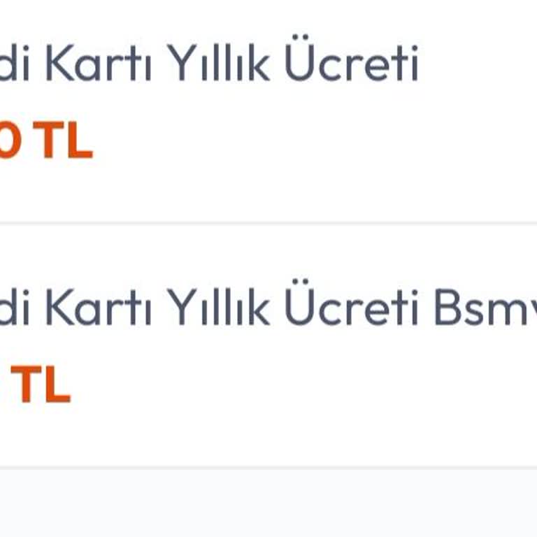 Habersiz Kart Ücreti Ve BSMV Şoku
