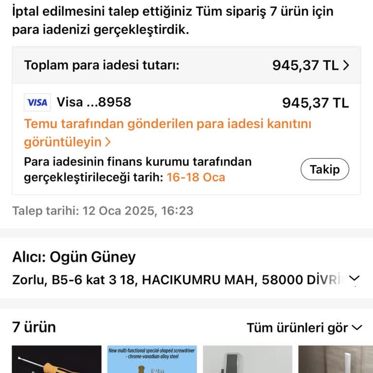 İade Sürecindeki Belirsizlik Ve Sorunlar