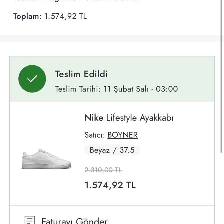 Boyner'den Aldığım Nike Ayakkabıda Kalite Sorunu