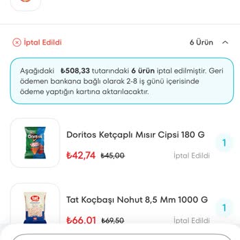 A101 Online Alışverişte İptal Ve Bilgilendirme Sorunları