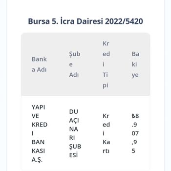 Yapı Kredi Bankası Ve Varlık Şirketi Arasında Yanlış Borç Hesaplaması