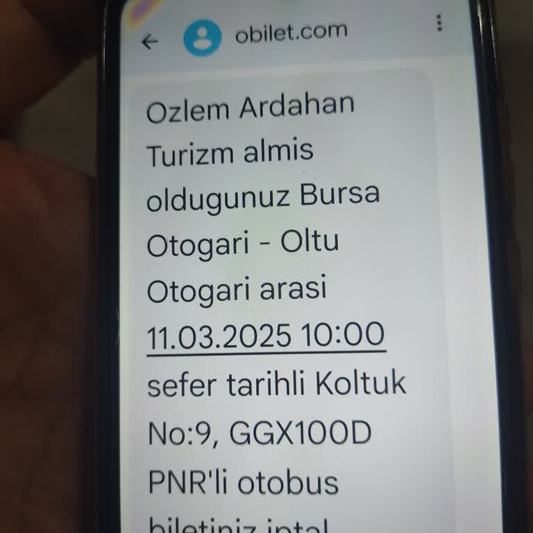 Bilet İptali Ve İletişim Eksikliği Mağduriyeti