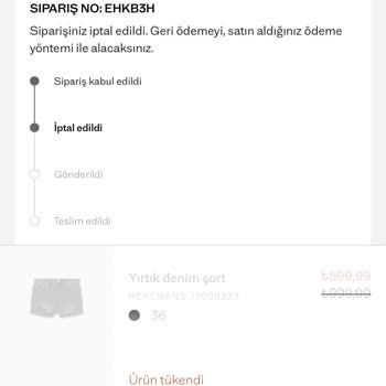 Mango Stokta Olmayan Ürünlerin Satışa Devam Etmesi