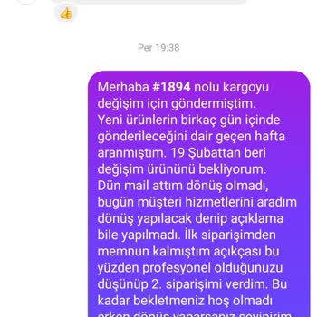 Bir Aydır Çözülemeyen Sipariş Sorunu: Acil Çözüm Bekliyorum