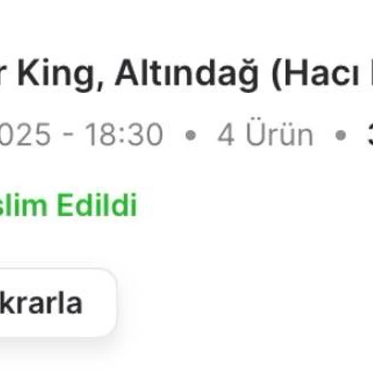 Burger King Siparişim Kayboldu Canlı Destek Çaresiz Kaldı