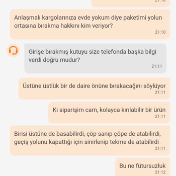 Kırılabilir Ürünüm Merdiven Ortasında Bırakıldı!