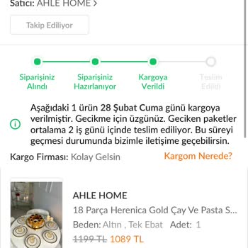 Kayıp Kargo, Kolay Gelsin Mi?