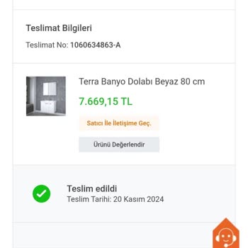 Koçtaş'tan Alınan Banyo Dolabında Garanti Sorunu