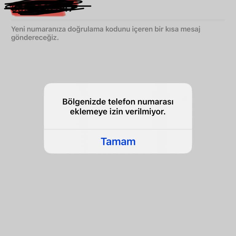 Telefon Numarası Ekleme Sorunu: Yardım Bekliyorum