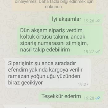 Sipariş Bilgisi Alınamıyor Ve İletişim Sorunları