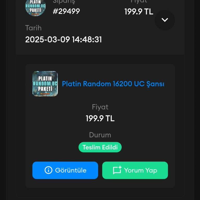 Satın Alınan UC'ler Teslim Edilmiyor