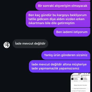 Yanlış Ürün Ve Umursamaz Tavırla Karşılaştım