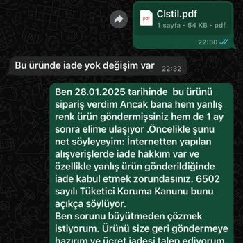 Yanlış Ürün Gönderildi İade Talebim Reddedildi Şimdi Ne Olacak