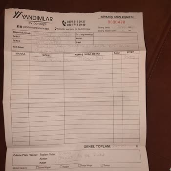 Koltuk Takımı Sorunları Ve İlgisiz Mağaza Yetkilileri