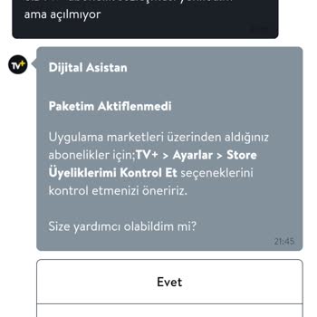 TV+ Aboneliği Aktif Edilemiyor