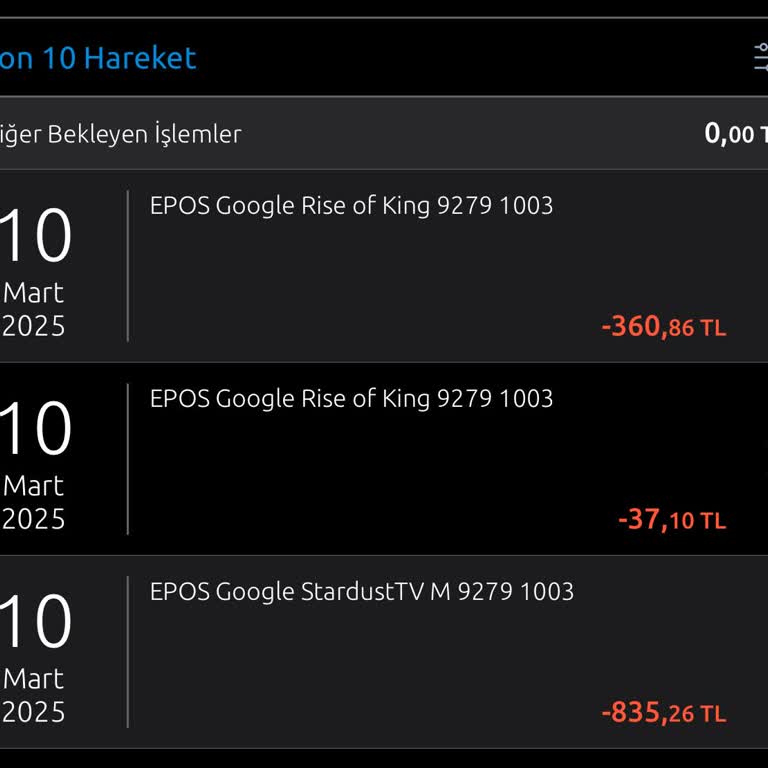 Hesaptan İzinsiz Para Kesintisi Sorunu