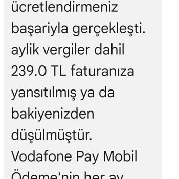 Vodafone Pay İle Habersiz Abonelik Sorunu