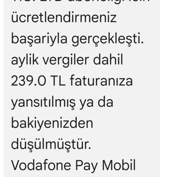 Vodafone Pay İle Habersiz Abonelik Sorunu