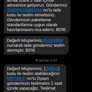 Dyson Süpürgemin Eksik Parçaları Ve Yanıltıcı Hizmet