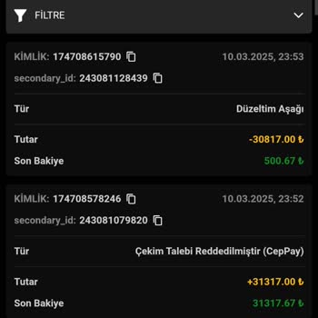 Kazanç Ödemesi İptali Hakkında Şikayet