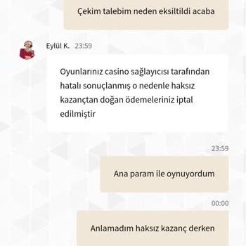 Kazanç Ödemesi İptali Hakkında Şikayet