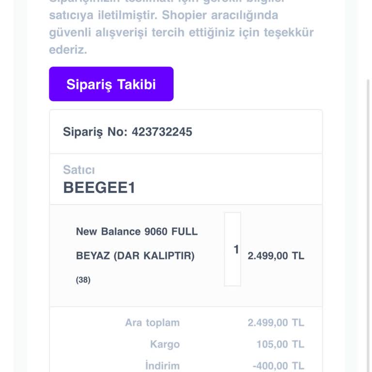 Acil Sipariş İptali Ve Para İadesi Talebi
