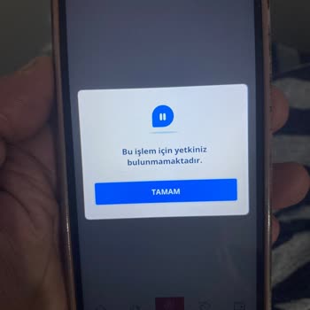Denizbank Uygulamasında Yetki Sorunu