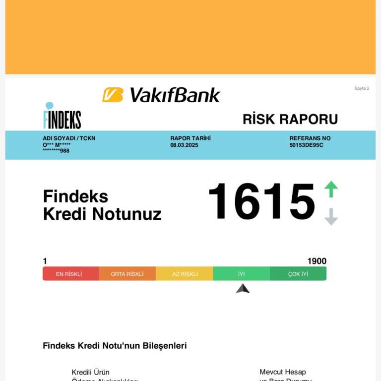 Anlamsız Findeks Puanı Düşüşü