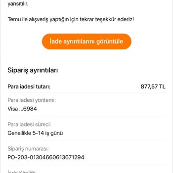 Temu Uygulamasında İzin Dışı Para Çekimi Ve İade Sorunu