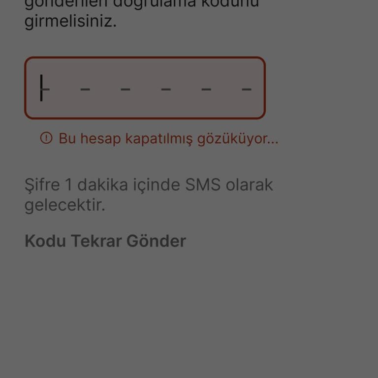 Hesabım Kapandı, Param İade Edilmiyor