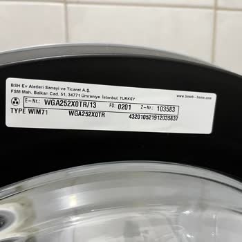 Bosch Çamaşır Makinesi Sıkma Sorunu Ve Garanti Talebi