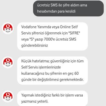 Vodafone Yanlış Paket Ve Ücret Kesintisi Sorunu