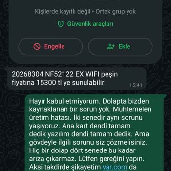 Vestel Buzdolabı: Sürekli Arızalar Ve Müşteri Mağduriyeti