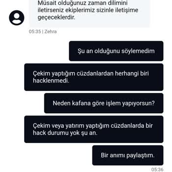 BTCTURK Destek Sistemi Ve Hatalı İşlemlerle İlgili Sorunlar