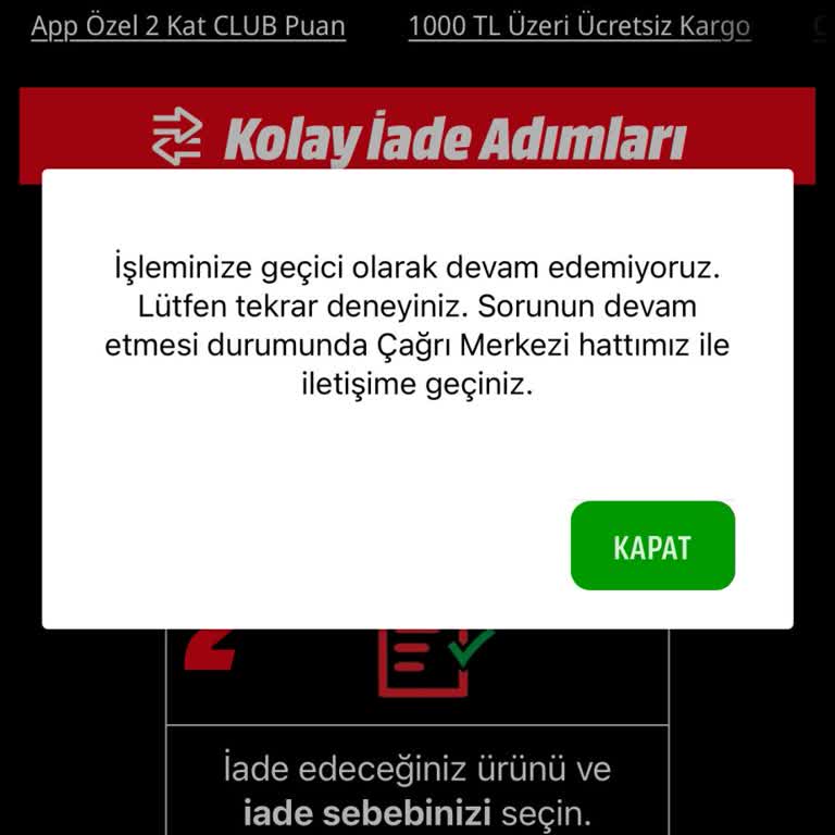 Media Markt İade Sürecinde Hayal Kırıklığı