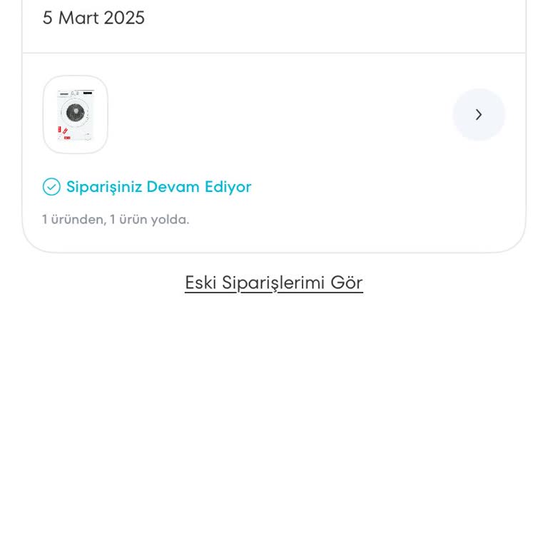 Çamaşır Makinesi Teslimatında Büyük Gecikme