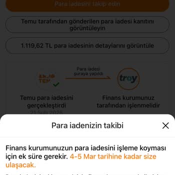 İptal Edilen Siparişin İadesi: Temu Ve Banka Arasında Kayıp Para
