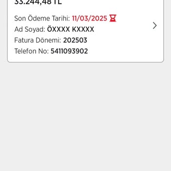 Vodafone Faturama Yanlış Ürün Yansıttı!