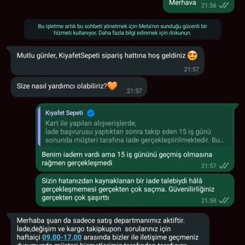 Kıyafetsepeti'nde İade Süreci Ve Müşteri Hizmetleri Sorunu