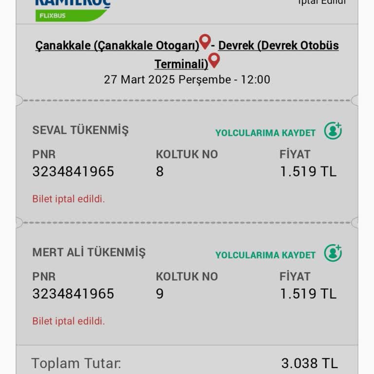 Obilet Ve Kamil Koç: Bilet İptali Sonrası Mağduriyet