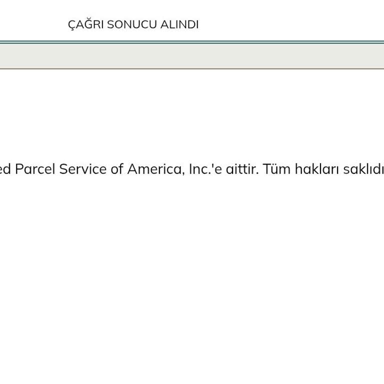 UPS Türkiye'nin Uzak Bölge Mağduriyeti