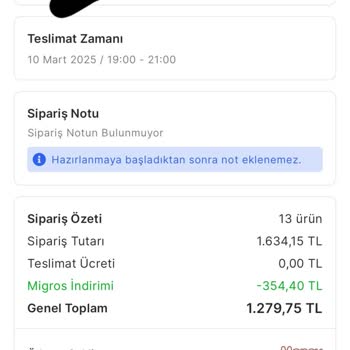 Teslim Edilmeyen Sipariş Ve İptal Sürecinde Yaşanan Sorunlar