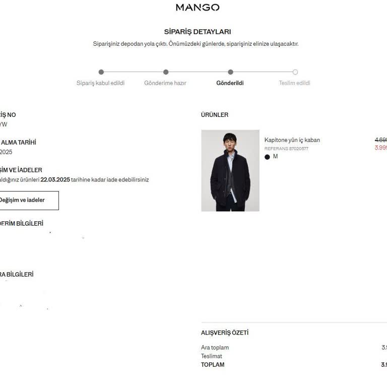 Mango Siparişim Neden Hala Teslim Edilmedi?