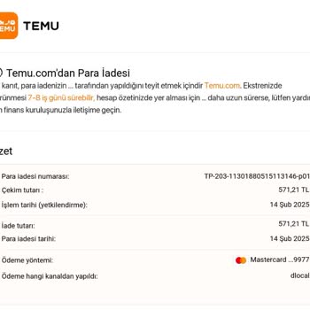 İade Edilmeyen Para: Temu Ve Finans Kurumu Arasında Kayıp