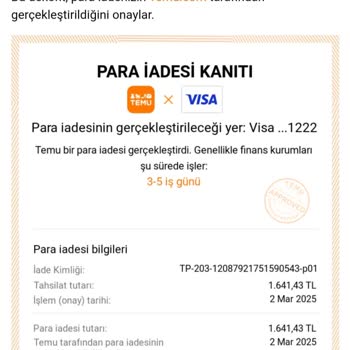 Halkbank İade Sorunu: Temu Alışverişimde Mağduriyet Yaşıyorum