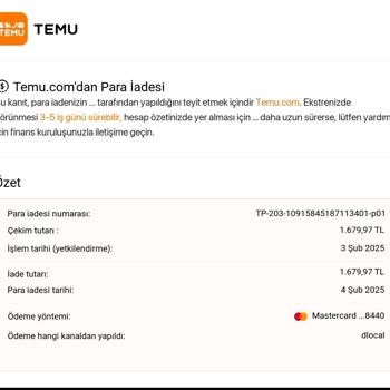 İade İşlemi Ekstreye Yansımadı: Banka Ve Firma Arasında Kaldım