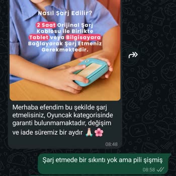 Garanti Kapsamında Olmayan Oyuncak Sorunu