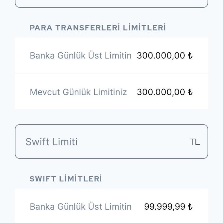 İşlem Limiti Mağduriyeti