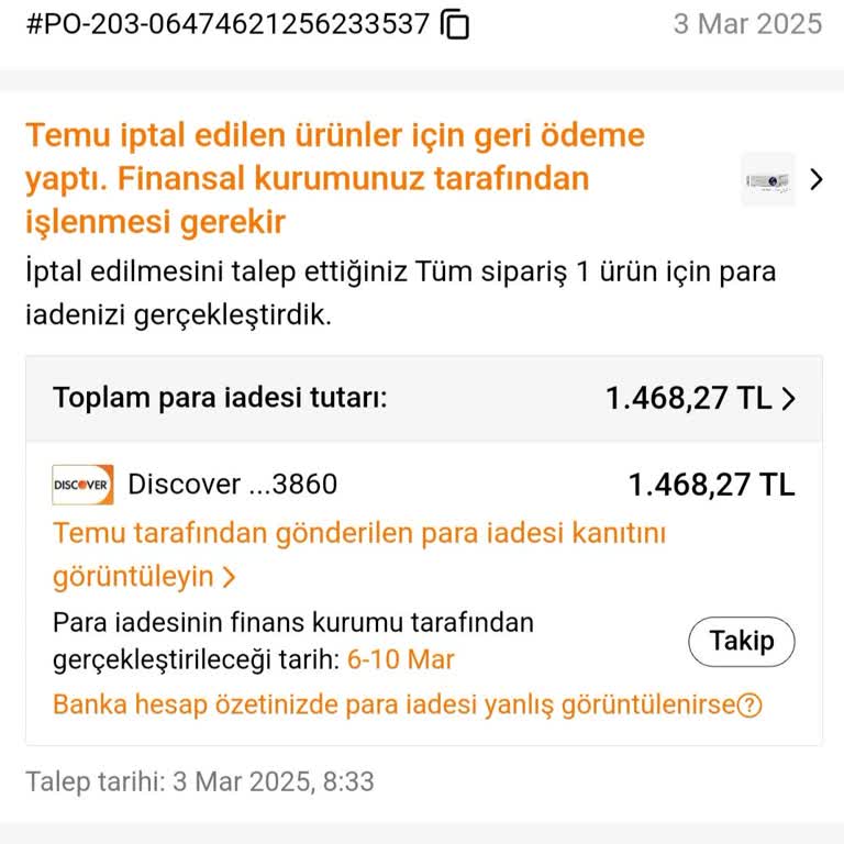 Yanlışlıkla Alınan Ürünün İadesi Yapılmıyor
